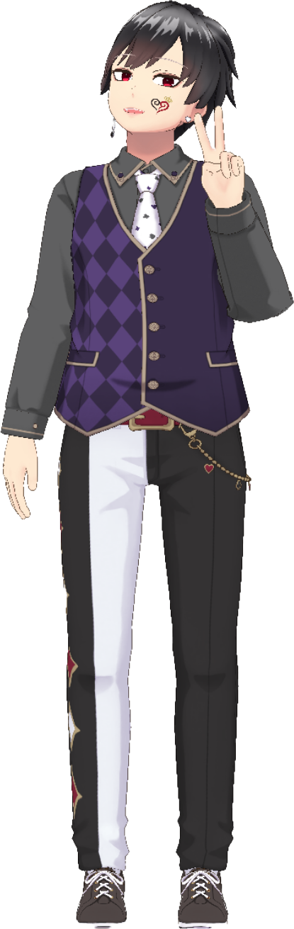 REALITYの神楽凛のアバター（ベスト着用版）